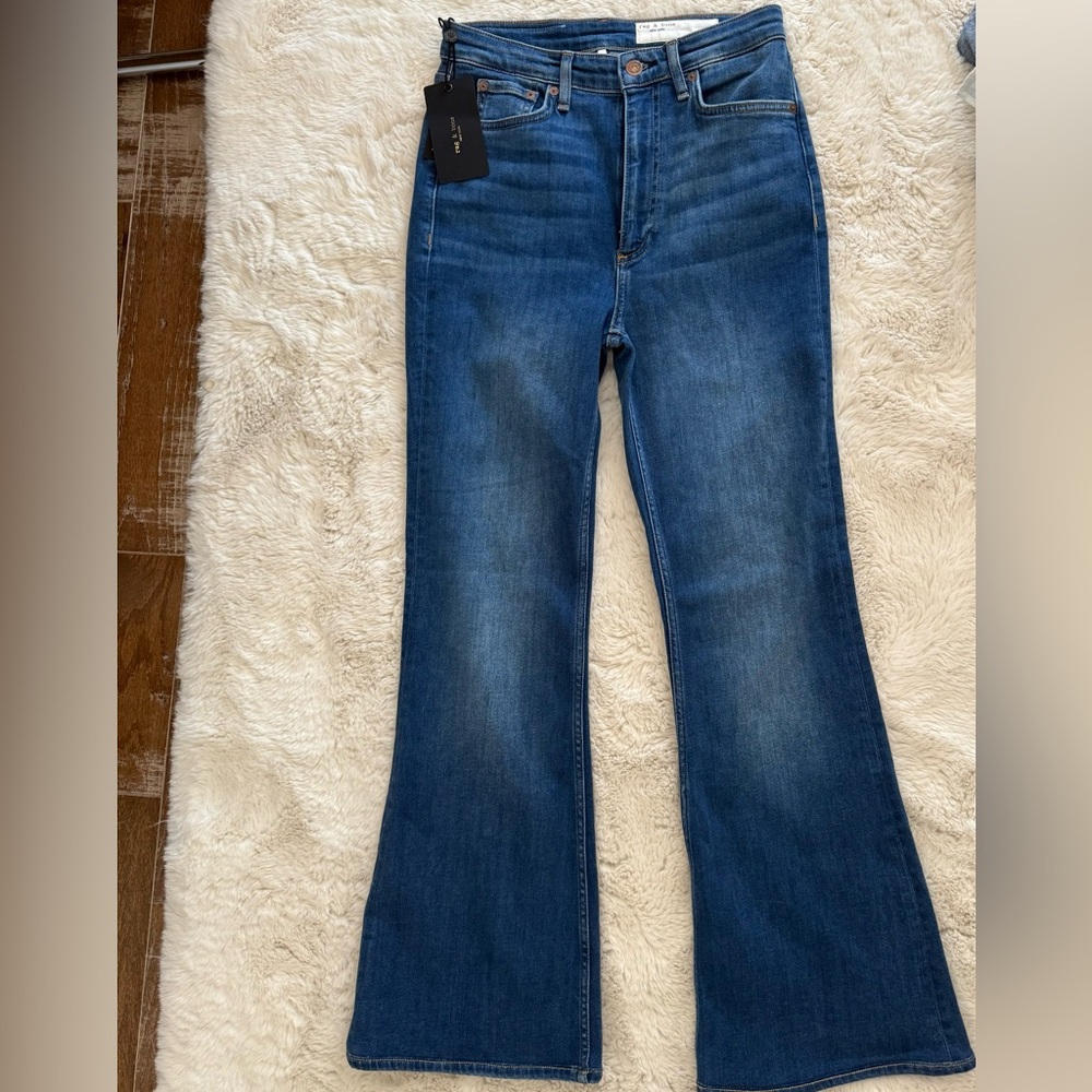 Blue Flare high waisted Jeans